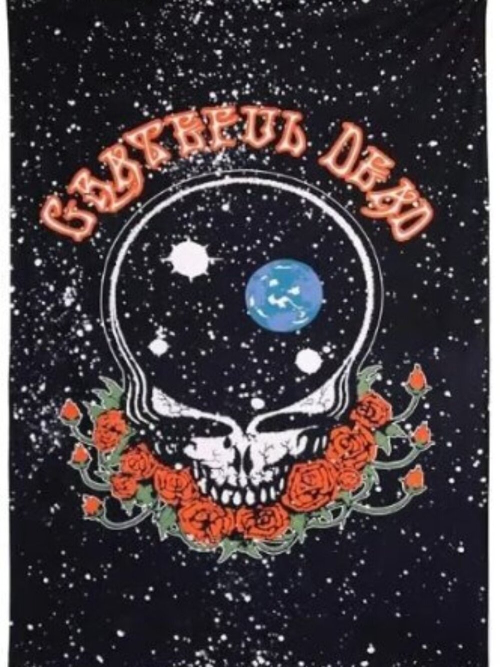 Grateful Dead 3D Space Your Face Tapestry ~ 30" x 45" ~Officially Licensed ~New!